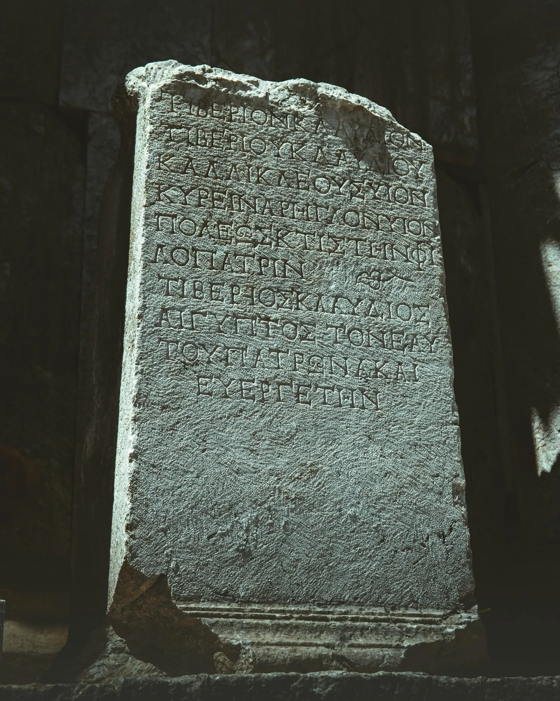 A Headstone with an inscription by Dora Taylan Bilek on Pexels